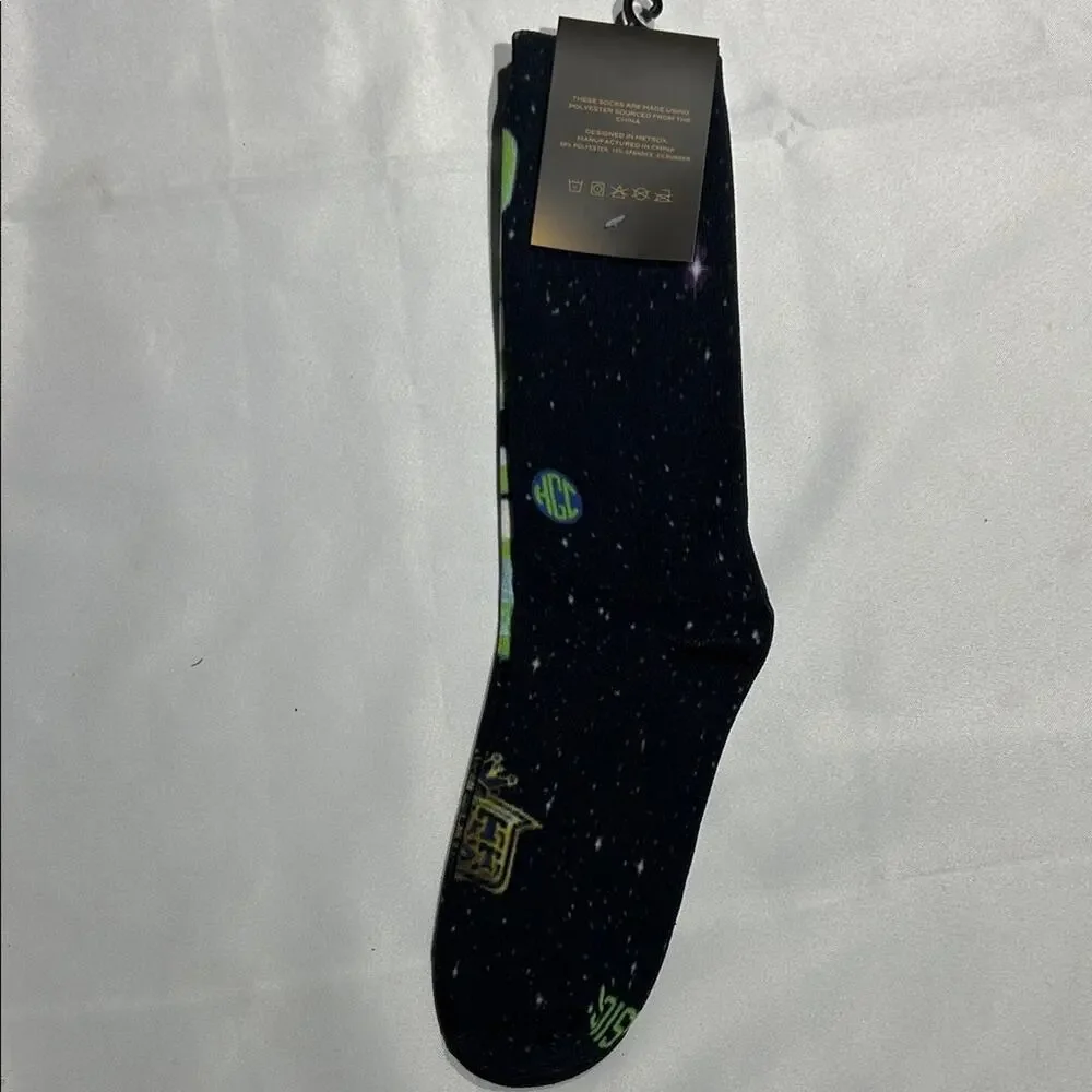 OutKast Black and Green Casual Socks - Picture 4 of 5